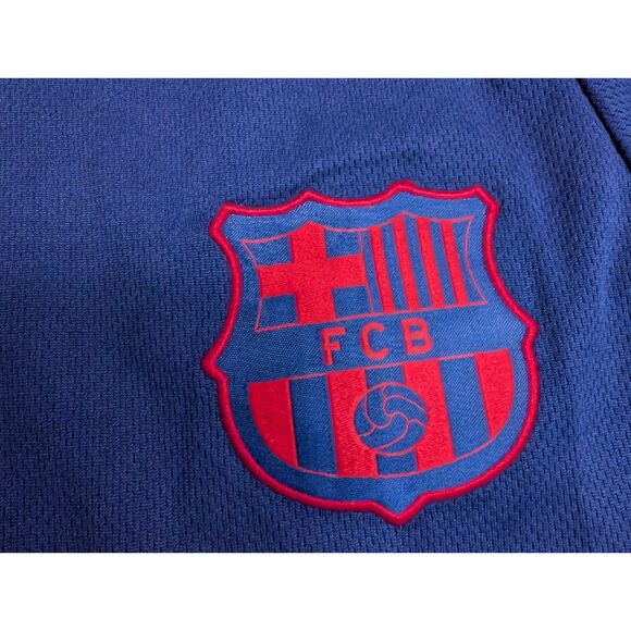 NWT FC Barcelona Jersey Mens Medium Navy Red Futbol Soccer Barca - Picture 3 of 7